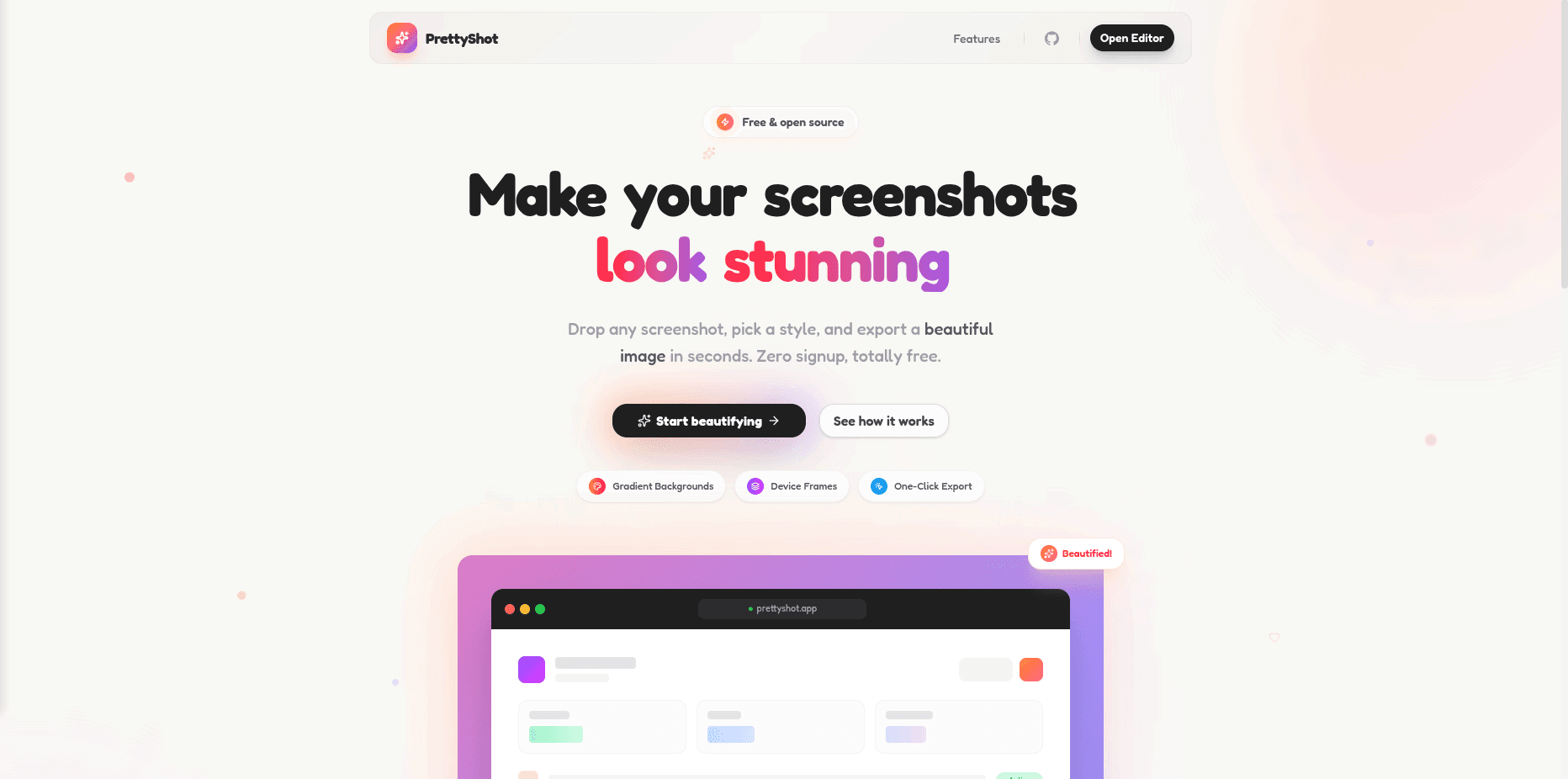 Landing Page - original